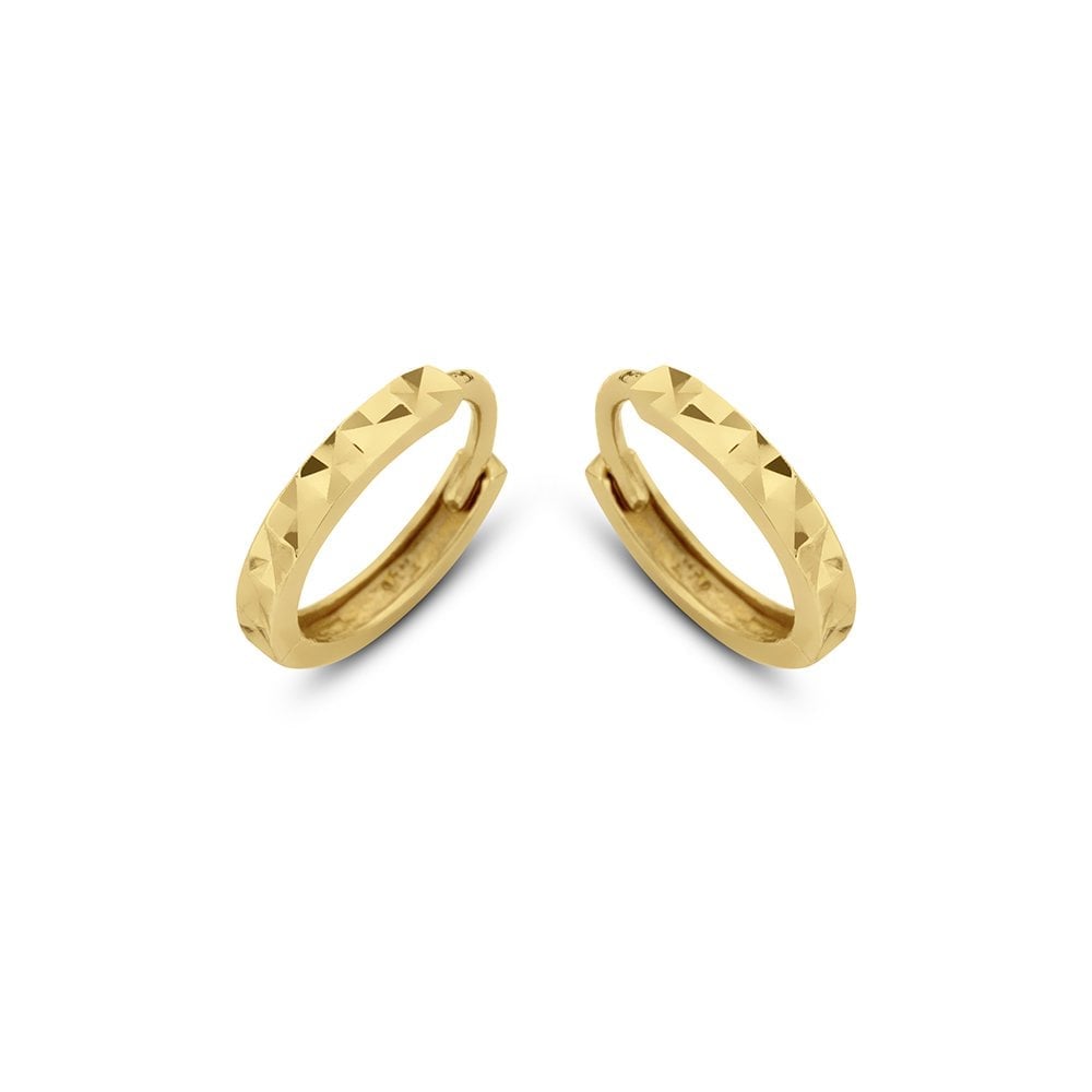 14K Geelgouden Oorringen 11 MM