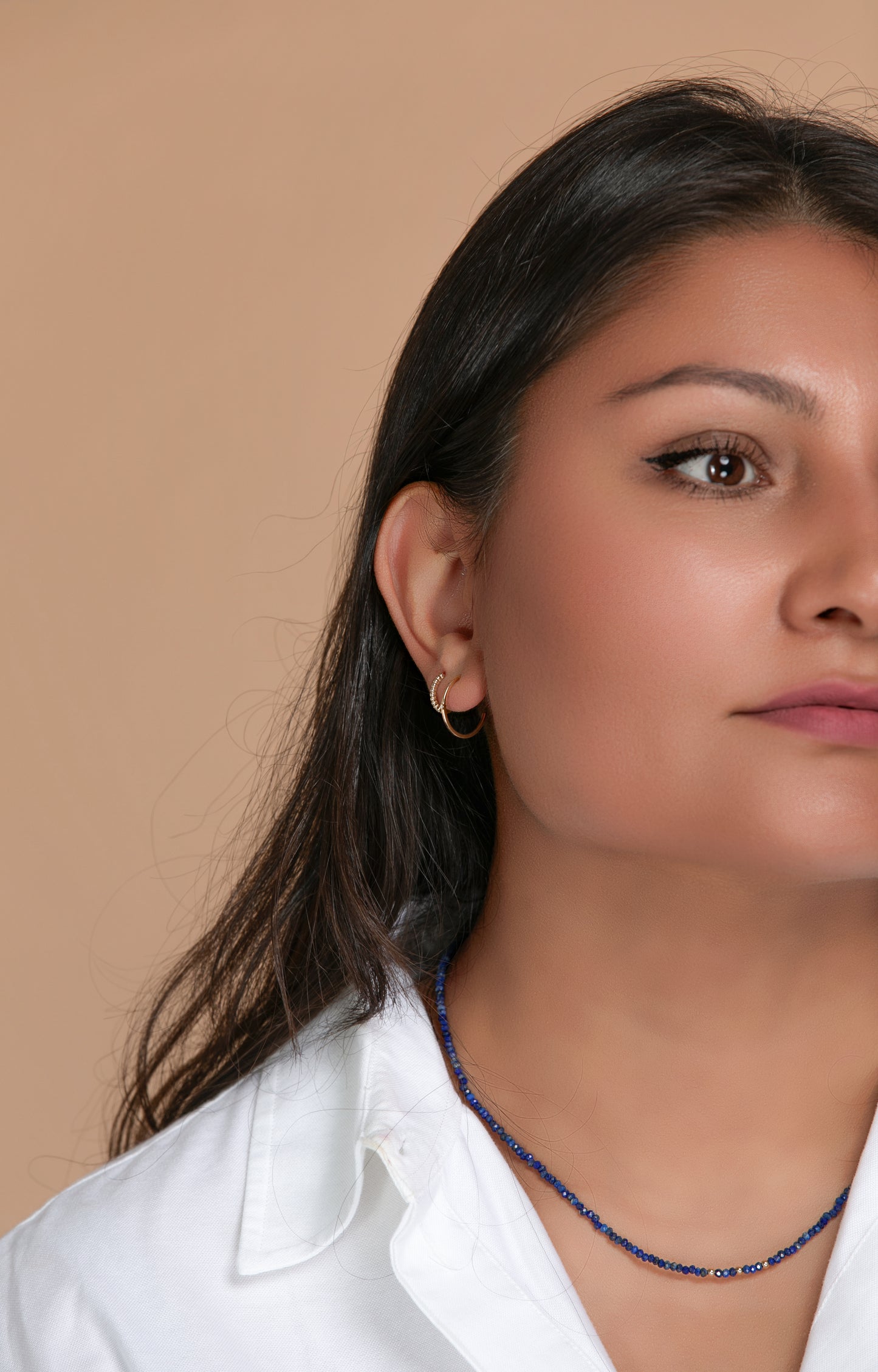 Diamanten open oorringen 0,01 Cts HSI2