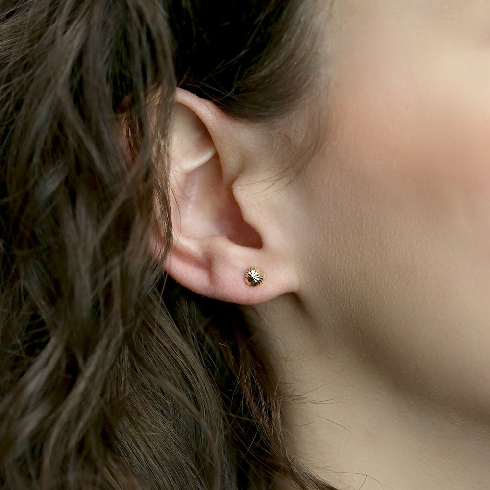 14K Geelgouden Oorstekers 5MM