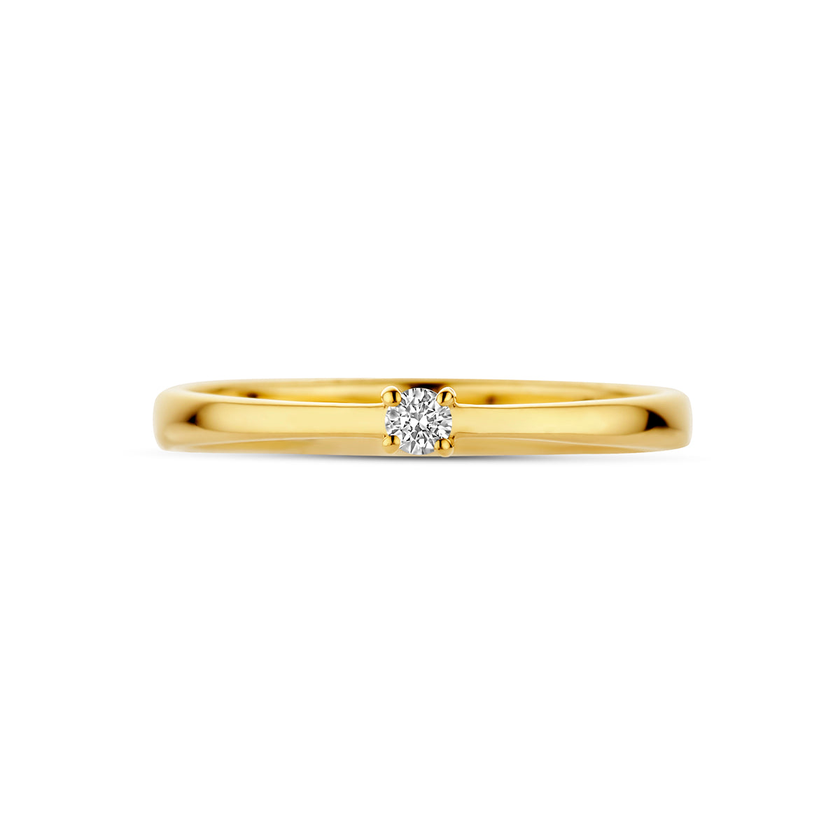 ring diamant 0.05ct h si