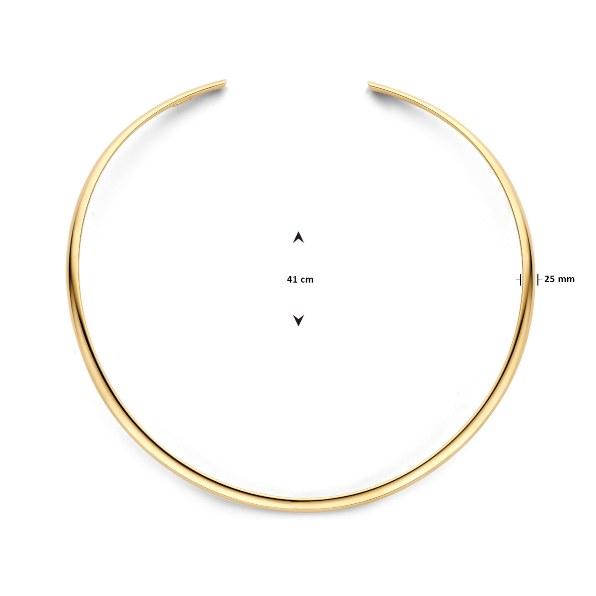 Collier spang ovale buis