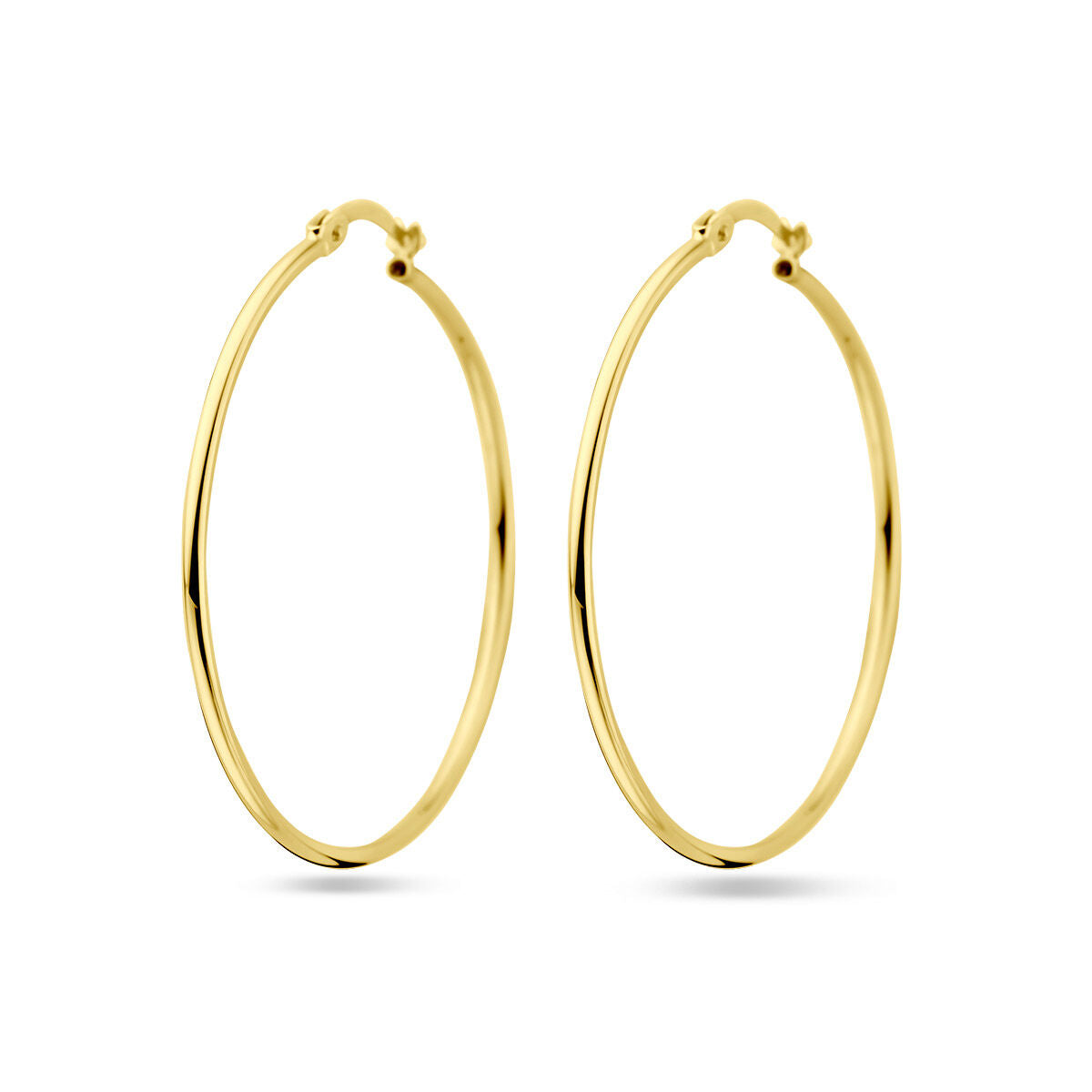 14K oorringen 1,5 mm ronde buis