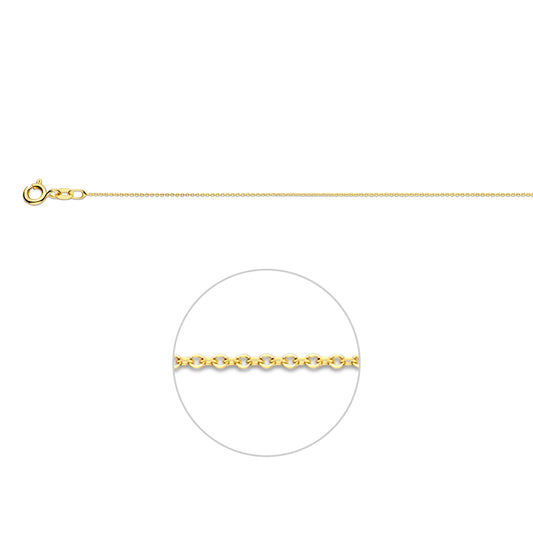 14K anker plat 0,8 mm