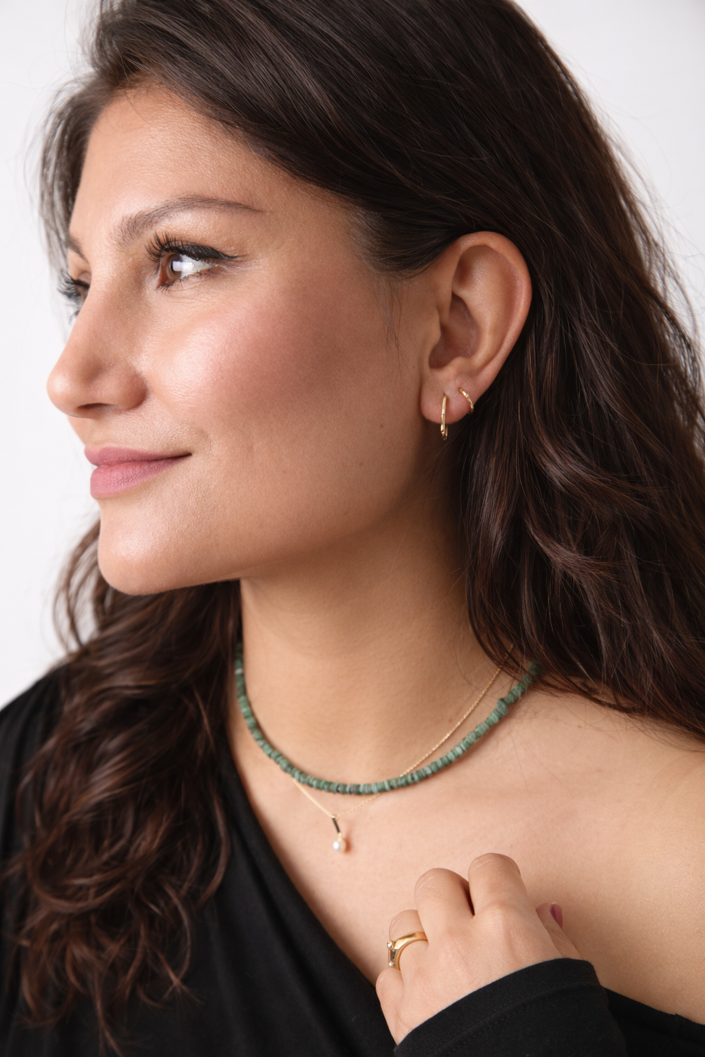 Diamanten oorringen 0,01 Cts HSI2