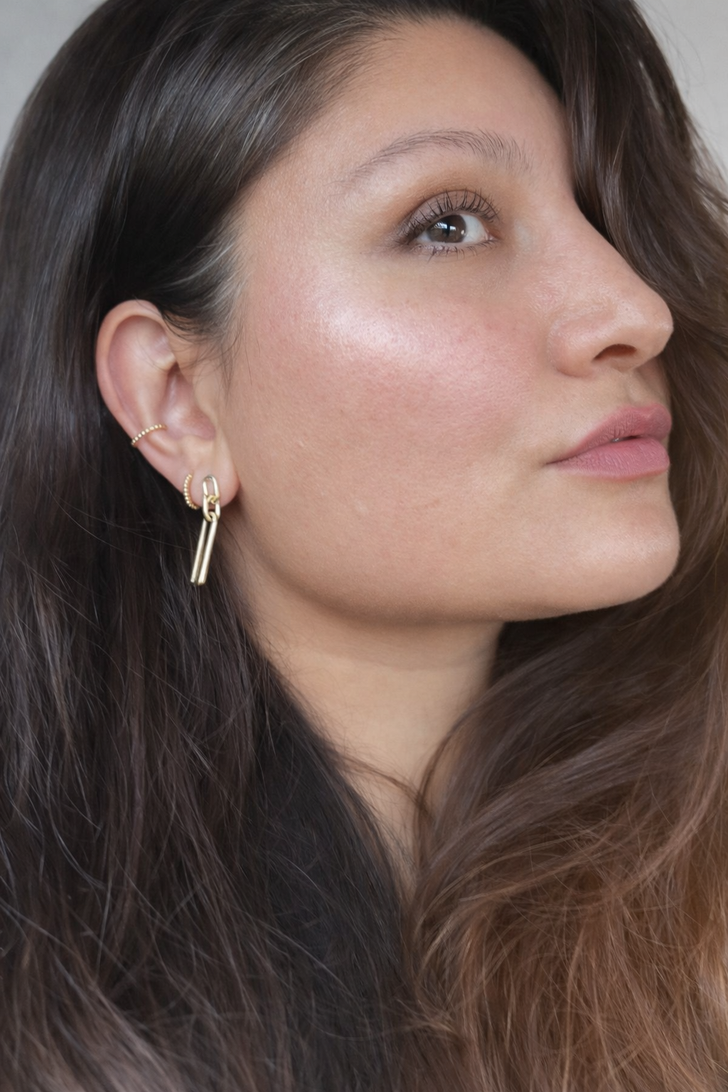14K YELLOW GOLD EARRING