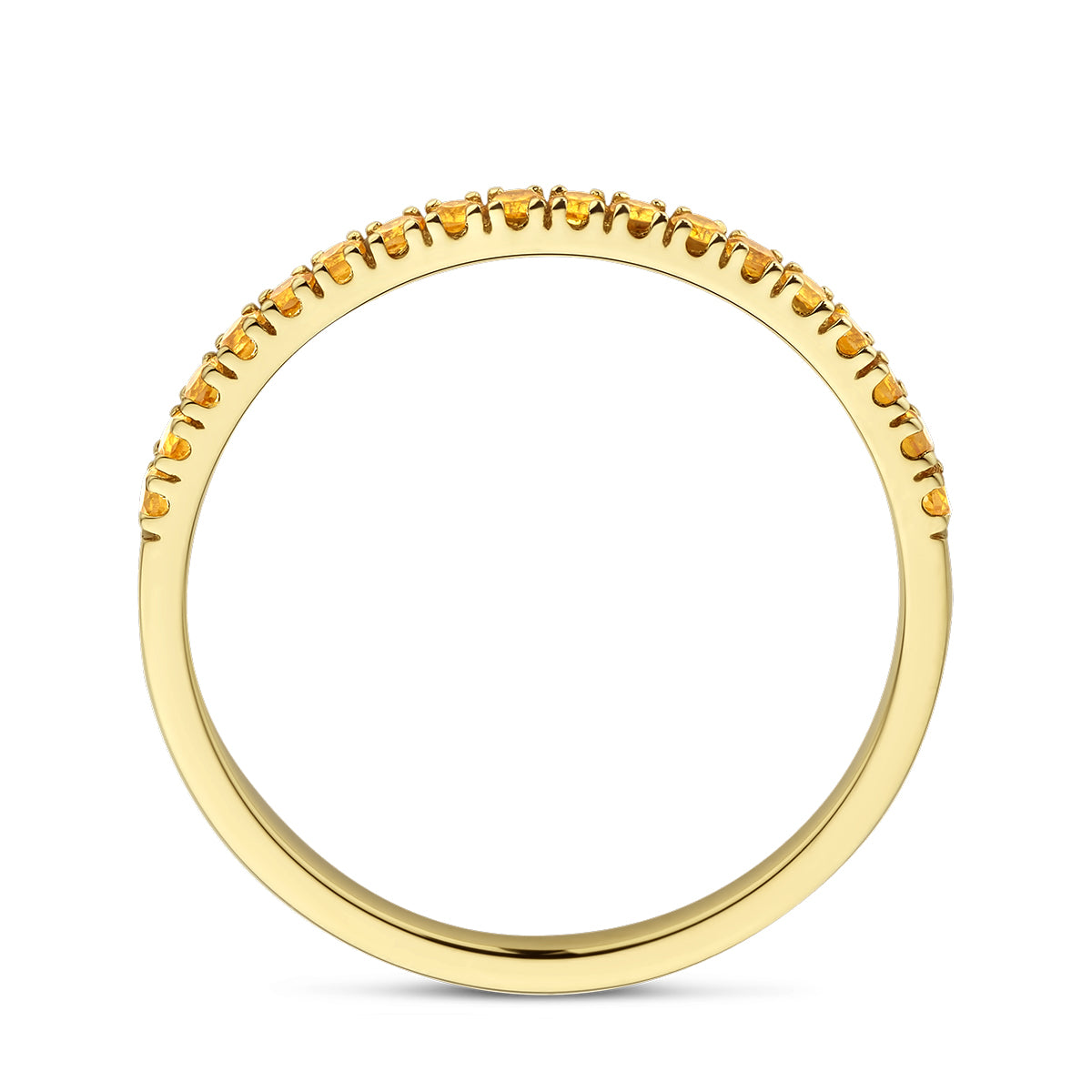 ring met geboortesteen citrien november