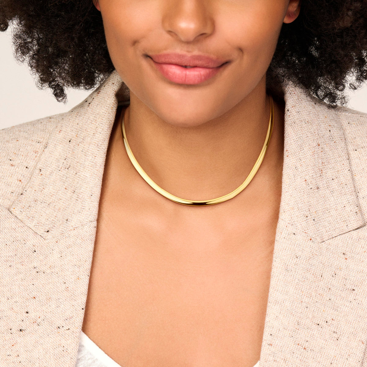 Collier spang ovale buis