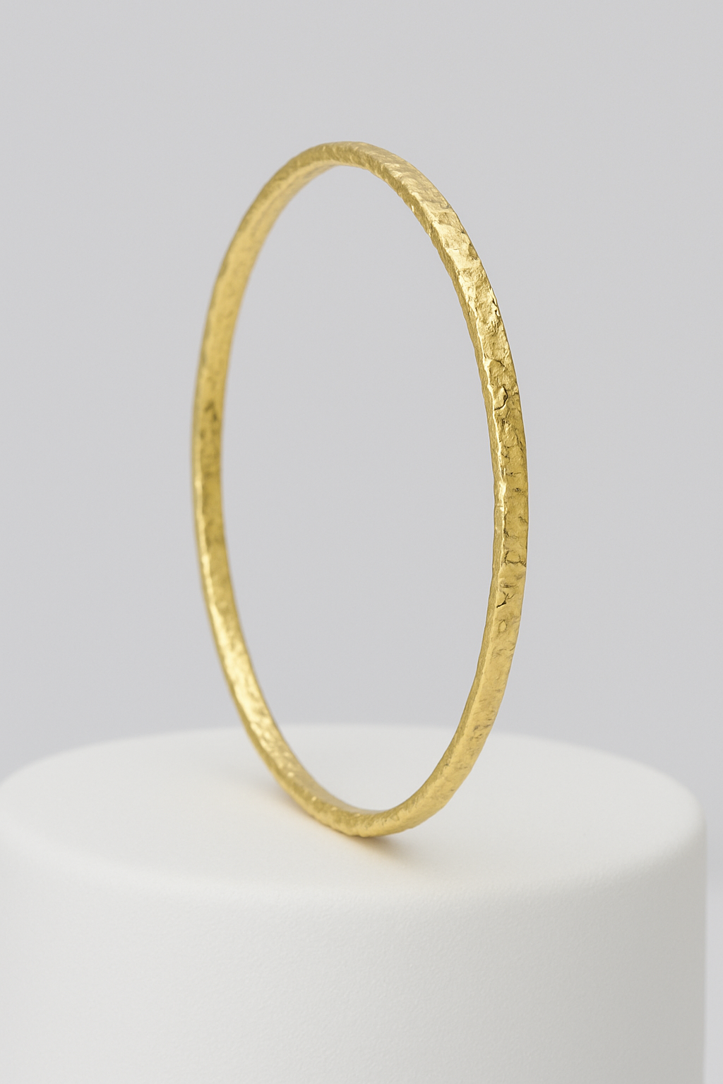 14K Gehamerde Gouden Armband