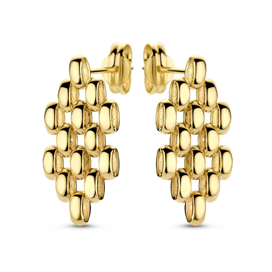 14K YELLOW GOLD EARRING