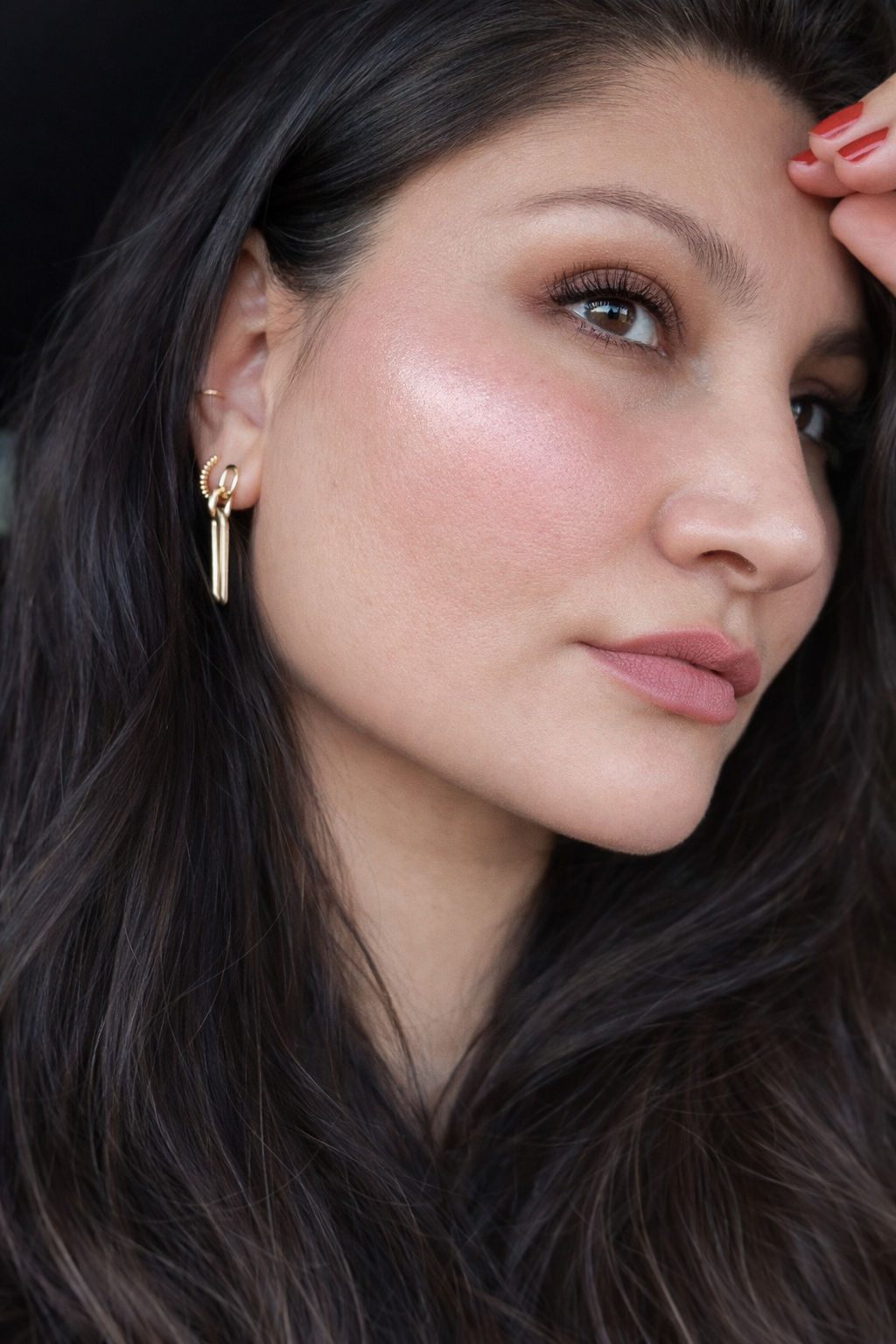 14K YELLOW GOLD EARRING