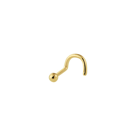 14K krul neusknopje bol
