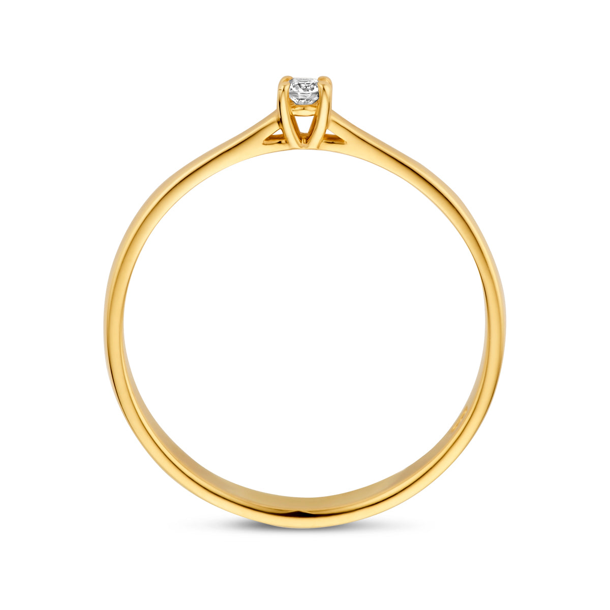 ring diamant 0.05ct h si