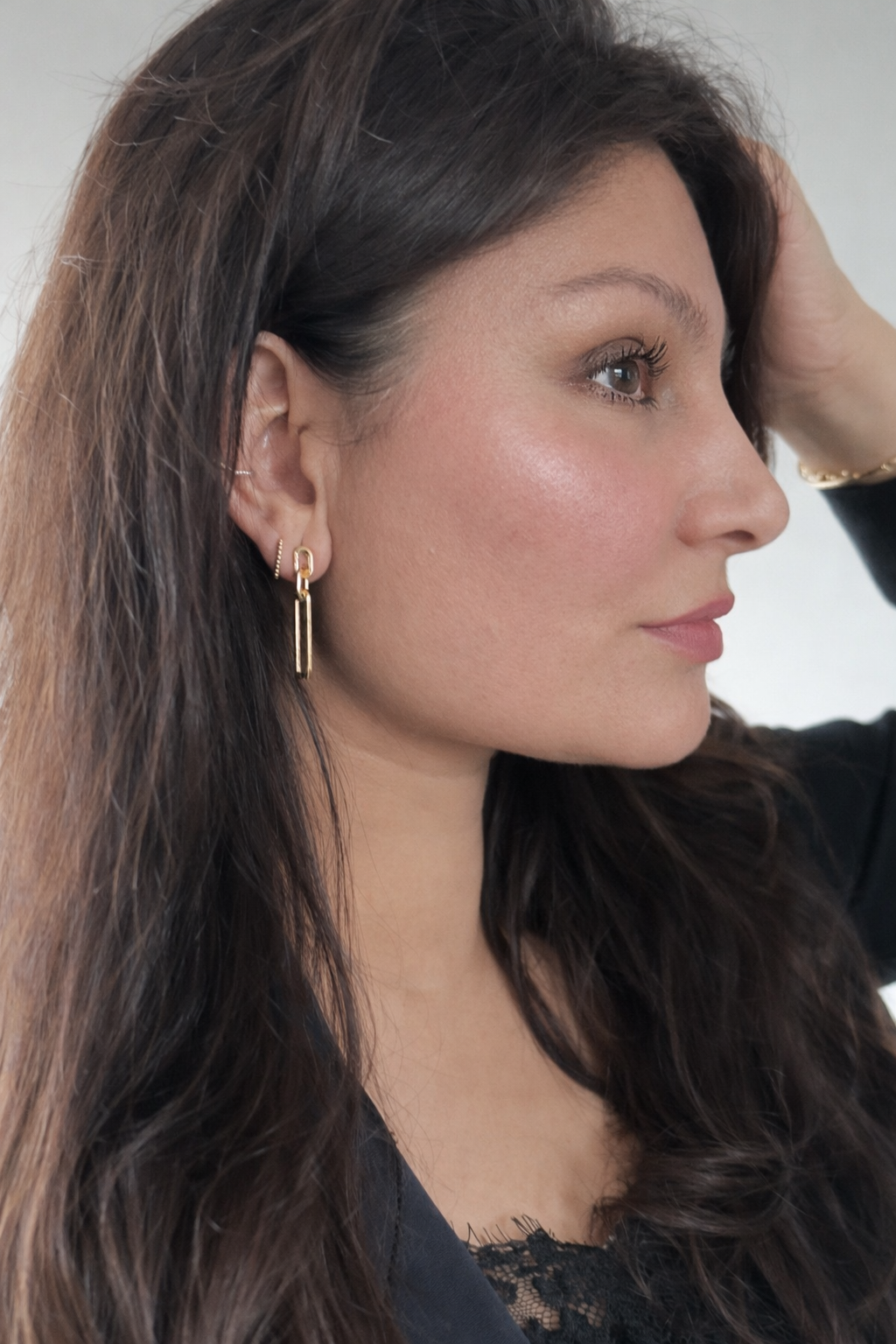 14K YELLOW GOLD EARRING