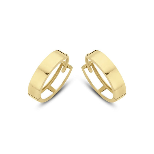 14K geelgouden oorringen 12,4MM